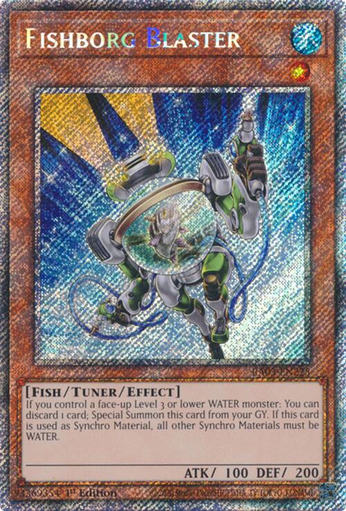 Fishborg Blaster (Platinum Secret Rare) [RA03-EN225] Platinum Secret Rare | Total Play