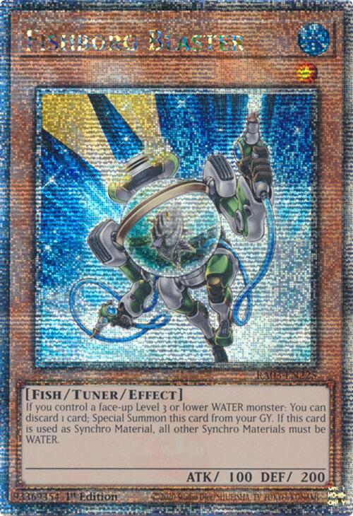 Fishborg Blaster (Quarter Century Secret Rare) [RA03-EN225] Quarter Century Secret Rare | Total Play