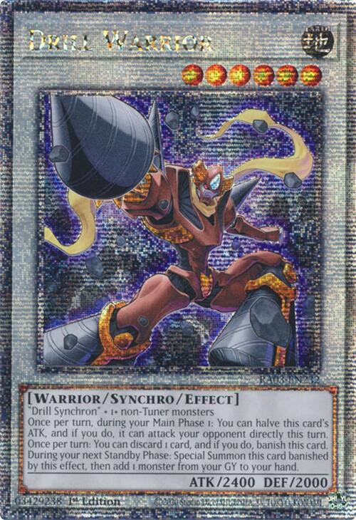 Drill Warrior (Quarter Century Secret Rare) [RA03-EN232] Quarter Century Secret Rare | Total Play