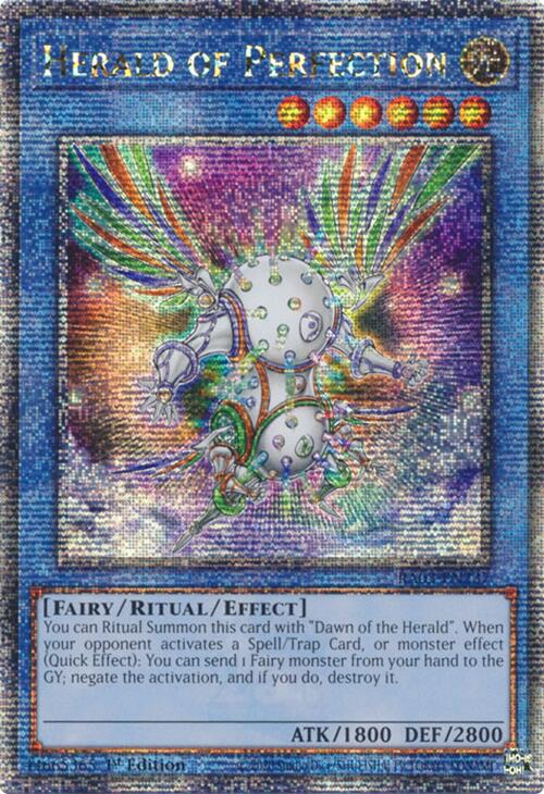 Herald of Perfection (Quarter Century Secret Rare) [RA03-EN237] Quarter Century Secret Rare | Total Play