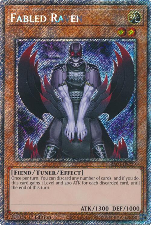 Fabled Raven (Platinum Secret Rare) [RA03-EN239] Platinum Secret Rare | Total Play