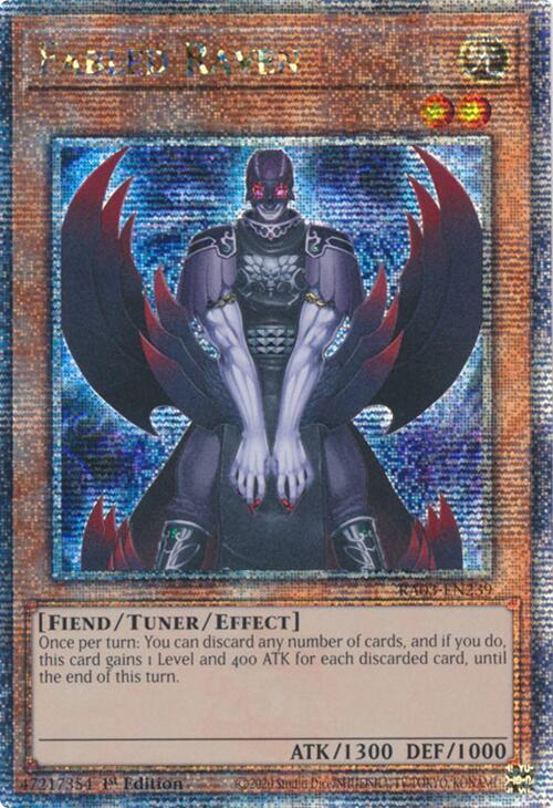 Fabled Raven (Quarter Century Secret Rare) [RA03-EN239] Quarter Century Secret Rare | Total Play