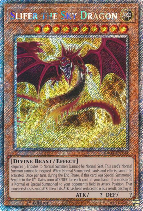 Slifer the Sky Dragon (Platinum Secret Rare) [RA03-EN244] Platinum Secret Rare | Total Play