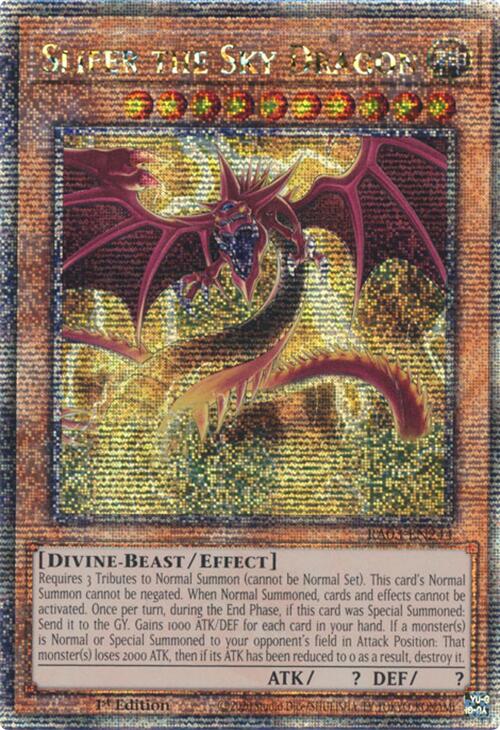 Slifer the Sky Dragon (Quarter Century Secret Rare) [RA03-EN244] Quarter Century Secret Rare | Total Play