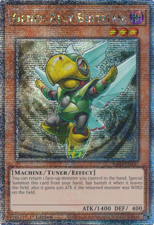 Genex Ally Birdman (Quarter Century Secret Rare) [RA03-EN247] Quarter Century Secret Rare | Total Play