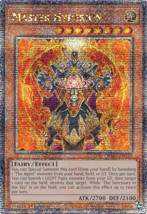 Master Hyperion (Quarter Century Secret Rare) [RA03-EN252] Quarter Century Secret Rare | Total Play