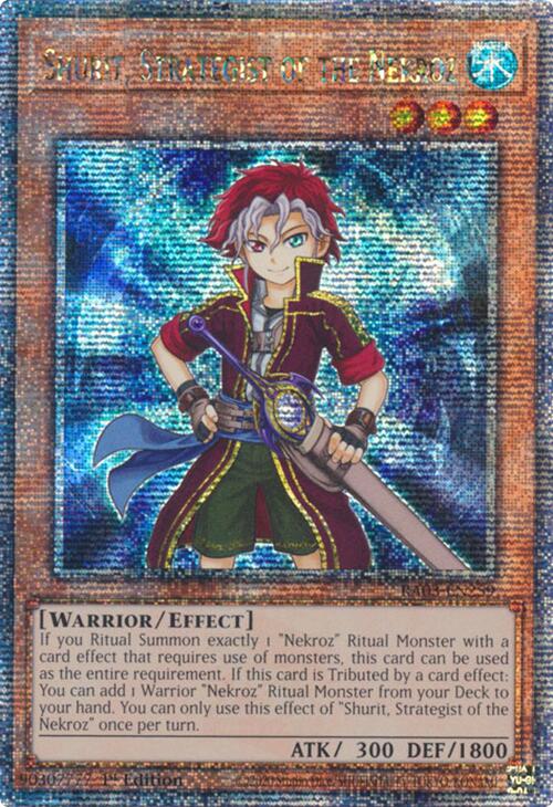 Shurit, Strategist of the Nekroz (Quarter Century Secret Rare) [RA03-EN259] Quarter Century Secret Rare | Total Play