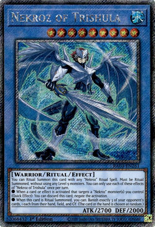 Nekroz of Trishula (Platinum Secret Rare) [RA03-EN261] Platinum Secret Rare | Total Play