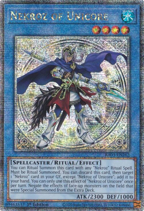 Nekroz of Unicore (Quarter Century Secret Rare) [RA03-EN262] Quarter Century Secret Rare | Total Play