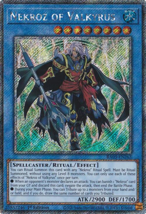 Nekroz of Valkyrus (Platinum Secret Rare) [RA03-EN263] Platinum Secret Rare | Total Play