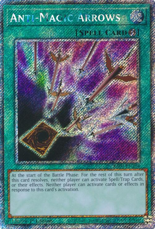 Anti-Magic Arrows (Platinum Secret Rare) [RA03-EN264] Platinum Secret Rare | Total Play