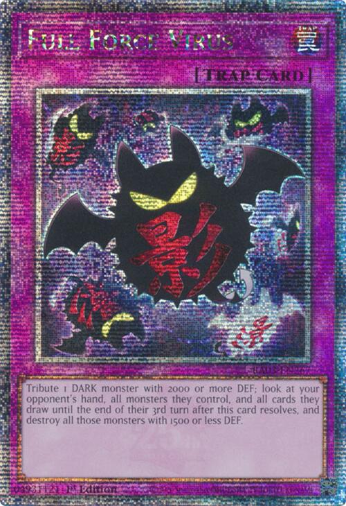 Full Force Virus (Quarter Century Secret Rare) [RA03-EN267] Quarter Century Secret Rare | Total Play