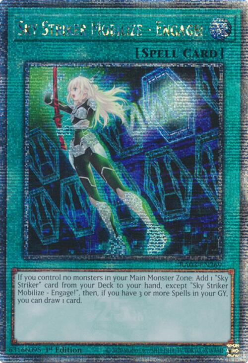 Sky Striker Mobilize - Engage! (Quarter Century Secret Rare) [RA03-EN269] Quarter Century Secret Rare | Total Play