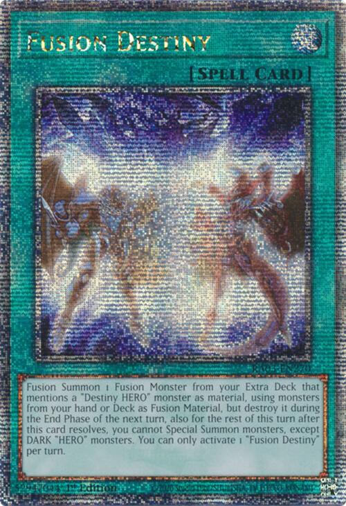 Fusion Destiny (Quarter Century Secret Rare) [RA03-EN270] Quarter Century Secret Rare | Total Play