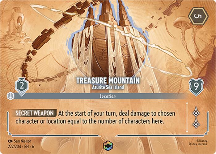 Treasure Mountain - Azurite Sea Island (Enchanted) (222/204) [Azurite Sea] | Total Play