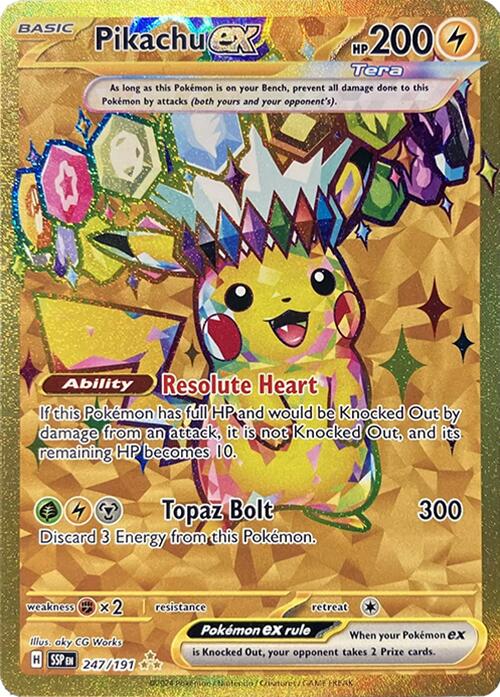 Pikachu ex (247/191) [Scarlet & Violet: Surging Sparks] | Total Play