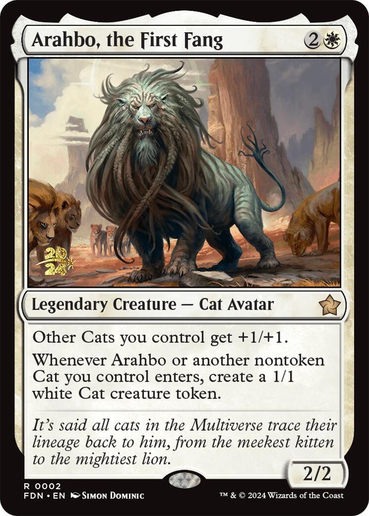 Arahbo, the First Fang [Foundations Prerelease Promos] | Total Play