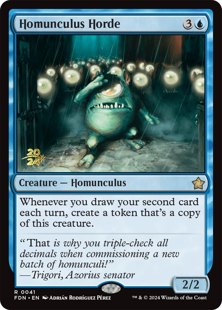 Homunculus Horde [Foundations Prerelease Promos] | Total Play