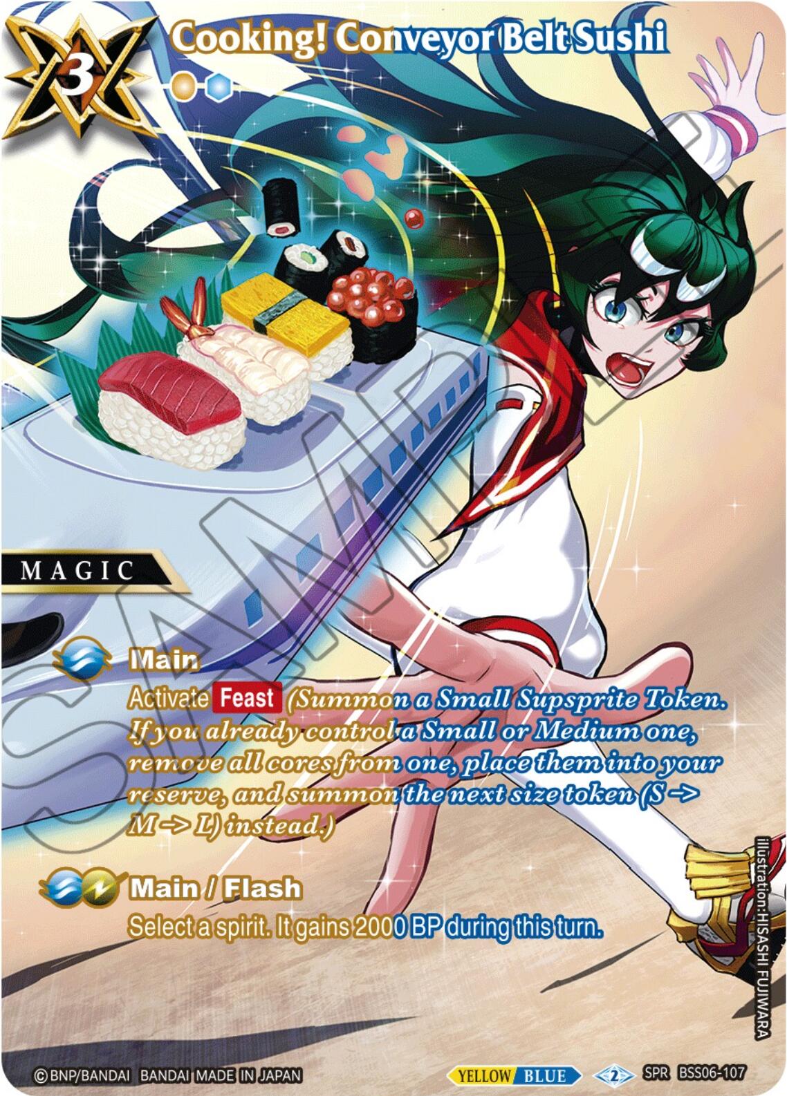 Cooking! Conveyor Belt Sushi (SPR) (BSS06-107) [Generational Link] | Total Play