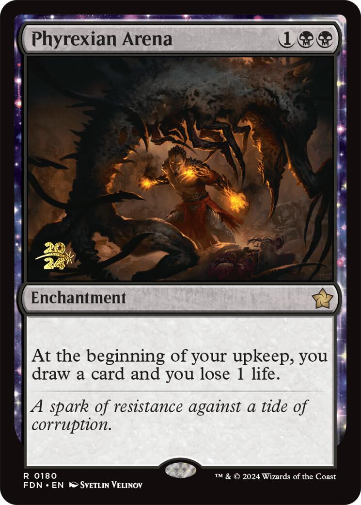 Phyrexian Arena [Foundations Prerelease Promos] | Total Play