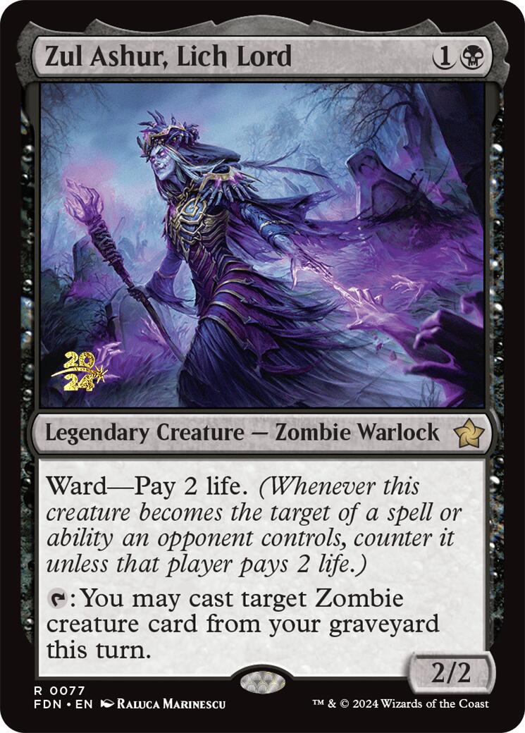 Zul Ashur, Lich Lord [Foundations Prerelease Promos] | Total Play