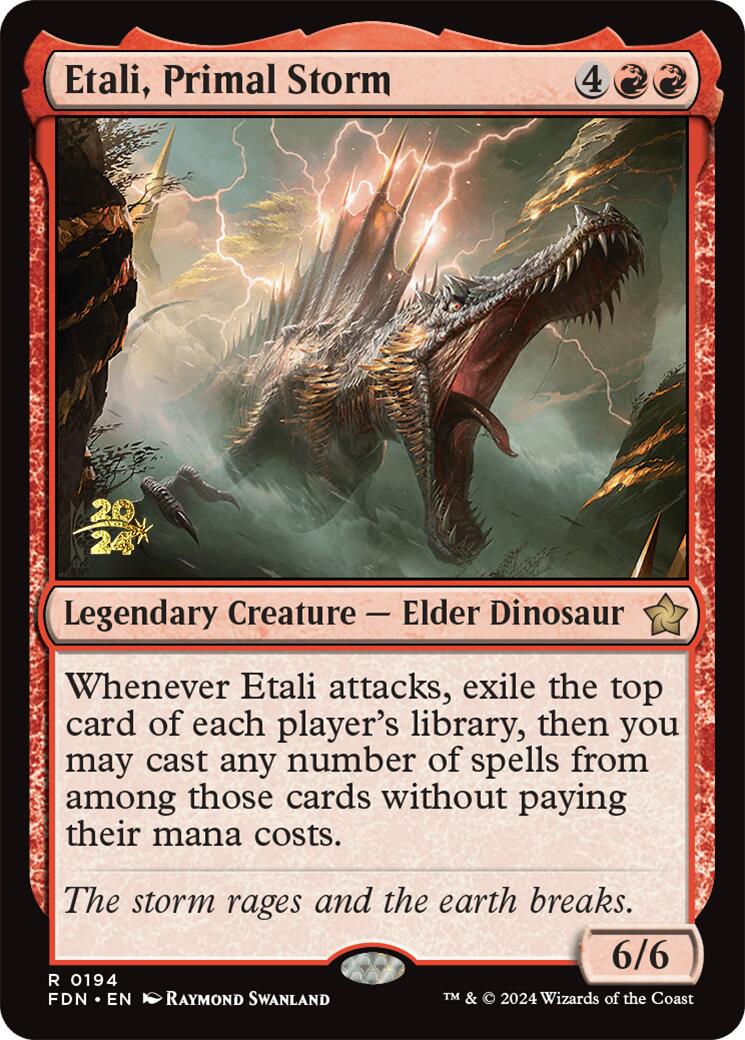 Etali, Primal Storm [Foundations Prerelease Promos] | Total Play