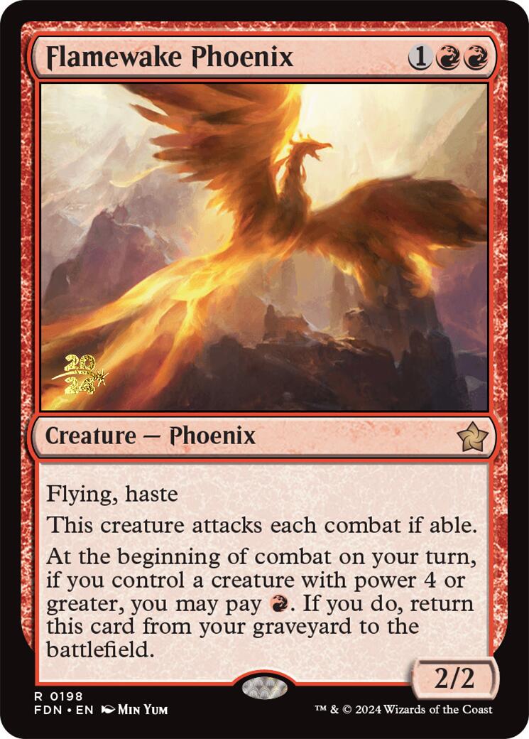 Flamewake Phoenix [Foundations Prerelease Promos] | Total Play