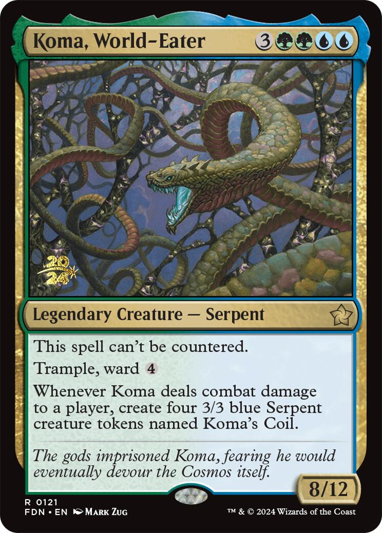 Koma, World-Eater [Foundations Prerelease Promos] | Total Play