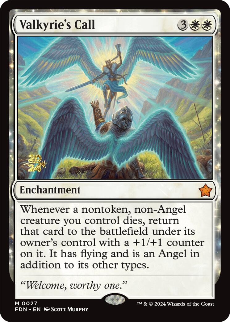 Valkyrie's Call [Foundations Prerelease Promos] | Total Play