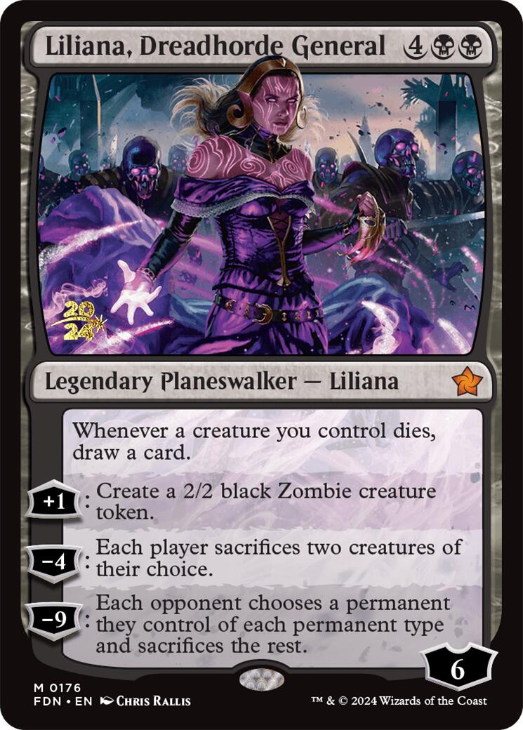 Liliana, Dreadhorde General [Foundations Prerelease Promos] | Total Play