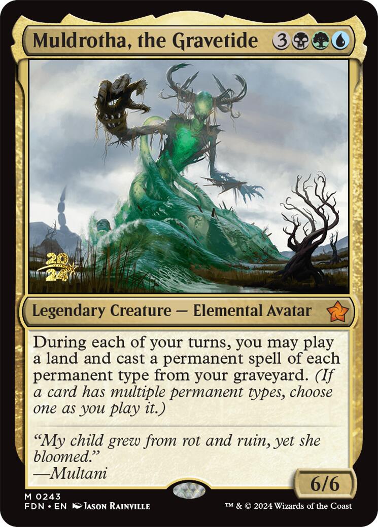 Muldrotha, the Gravetide [Foundations Prerelease Promos] | Total Play