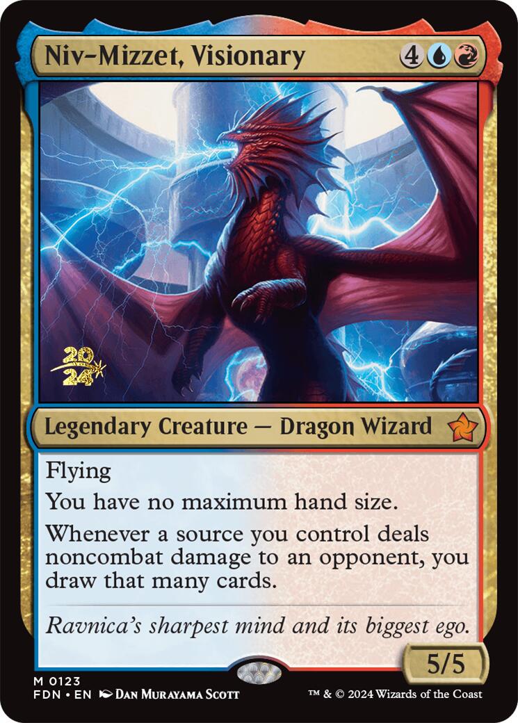 Niv-Mizzet, Visionary [Foundations Prerelease Promos] | Total Play