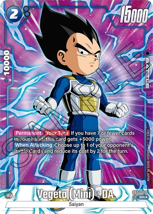 Vegeta (Mini) : DA (Alternate Art) [Ultra Limit] | Total Play