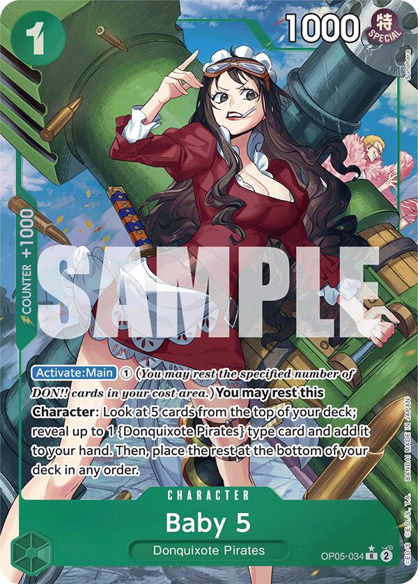 Baby 5 (OP05-034) (Alternate Art) [Premium Booster -The Best-] | Total Play