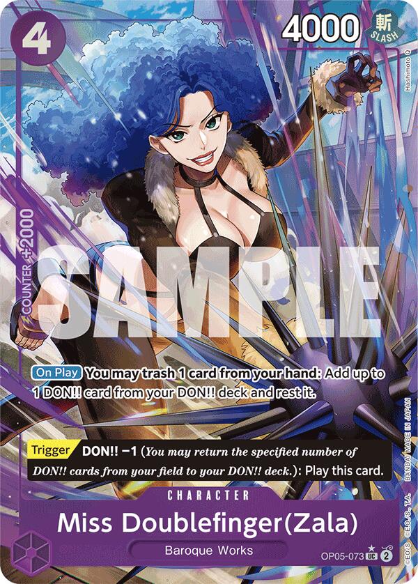 Miss Doublefinger(Zala) (Full Art) [Premium Booster -The Best-] | Total Play