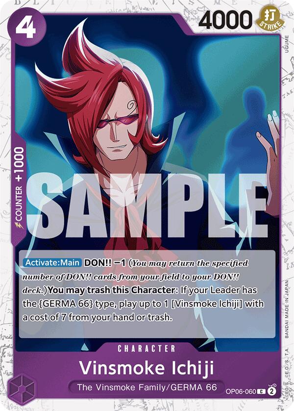 Vinsmoke Ichiji (OP06-060) (Jolly Roger Foil) [Premium Booster -The Best-] | Total Play