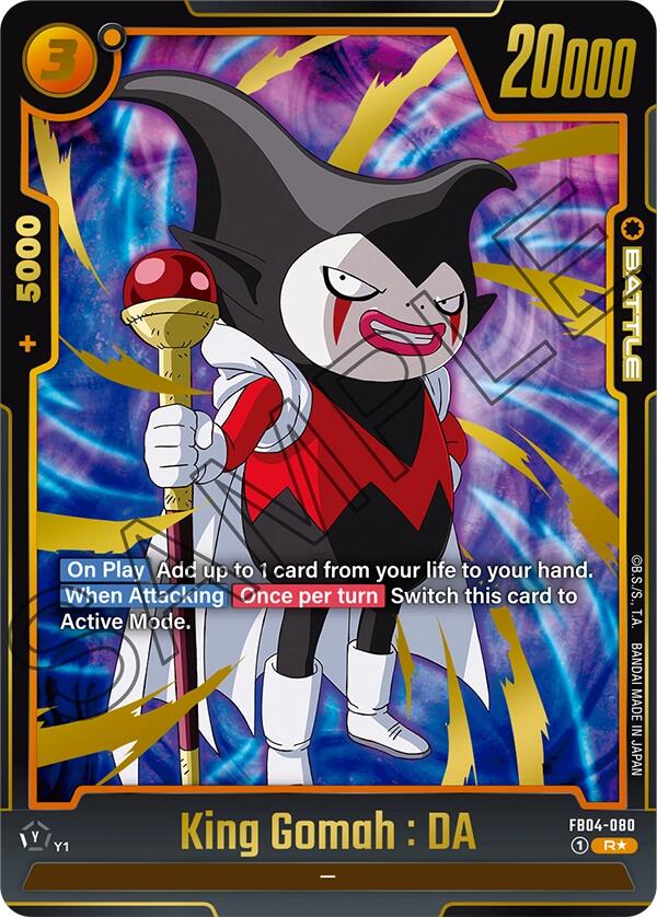 King Gomah : DA (Alternate Art) [Ultra Limit] | Total Play
