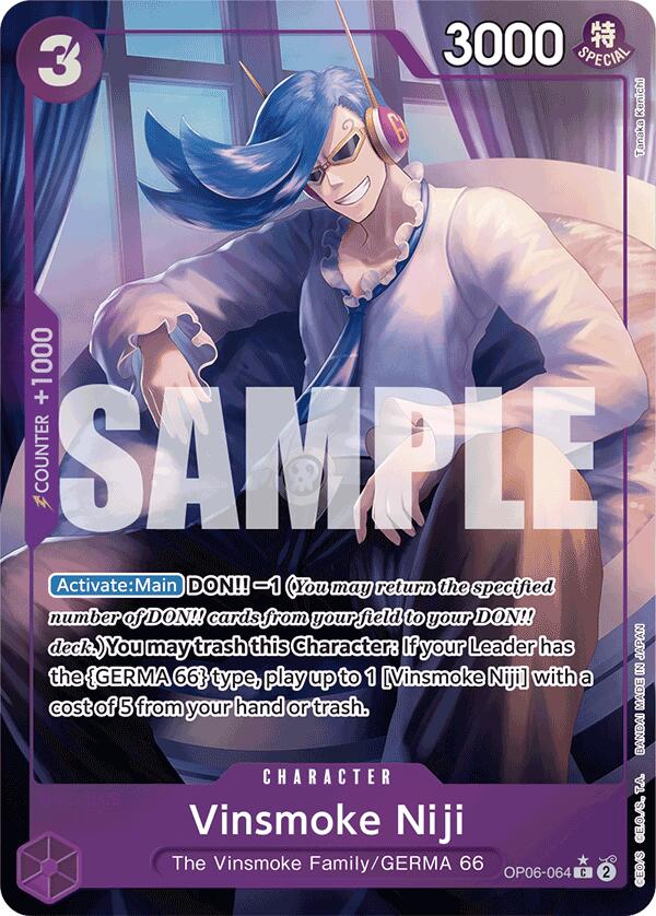 Vinsmoke Niji (OP06-064) (Full Art) [Premium Booster -The Best-] | Total Play