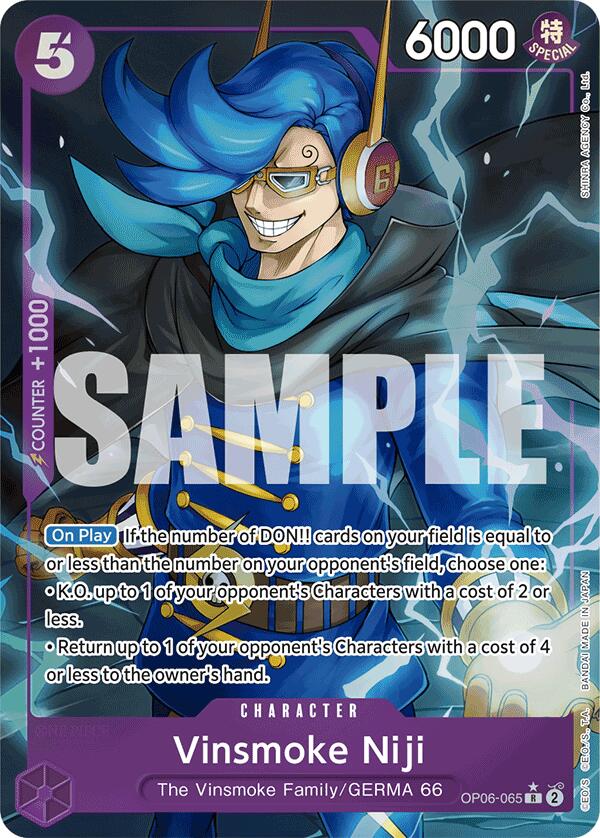 Vinsmoke Niji (OP06-065) (Alternate Art) [Premium Booster -The Best-] | Total Play