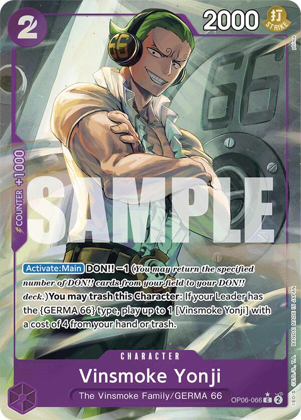 Vinsmoke Yonji (OP06-066) (Full Art) [Premium Booster -The Best-] | Total Play