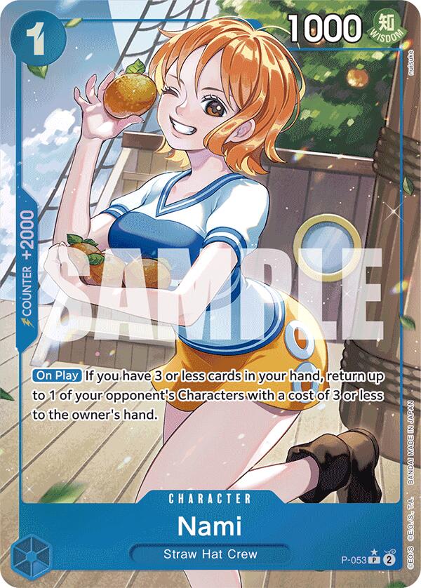 Nami (P-053) (Full Art) [Premium Booster -The Best-] | Total Play