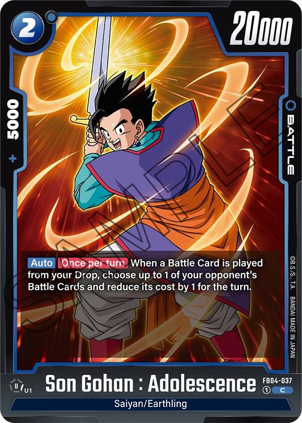 Son Gohan : Adolescence (FB04-037) [Ultra Limit] | Total Play