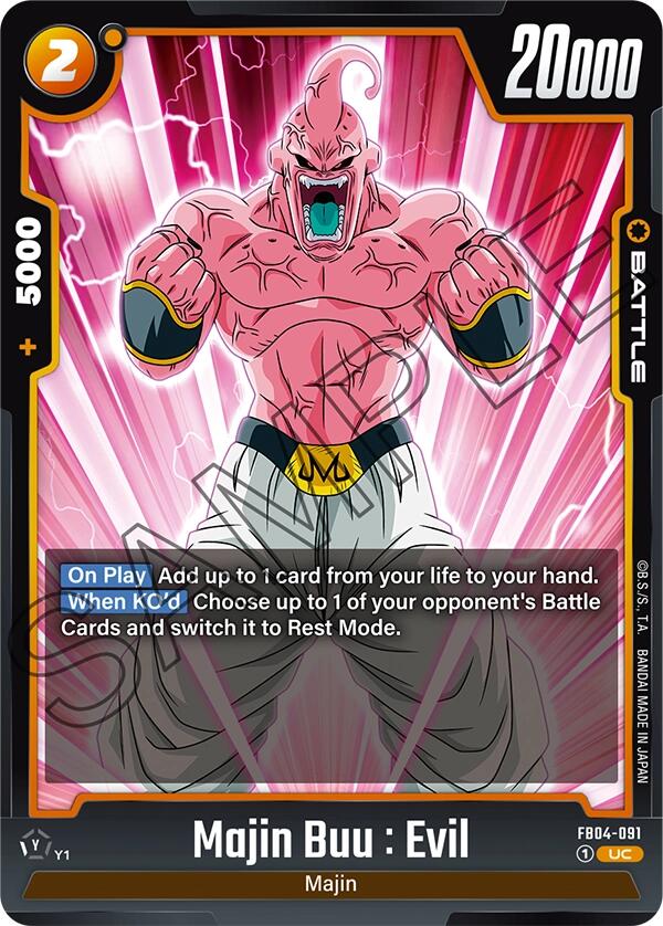 Majin Buu : Evil (FB04-091) [Ultra Limit] | Total Play