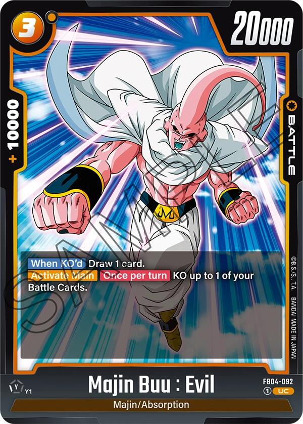 Majin Buu : Evil (FB04-092) [Ultra Limit] | Total Play