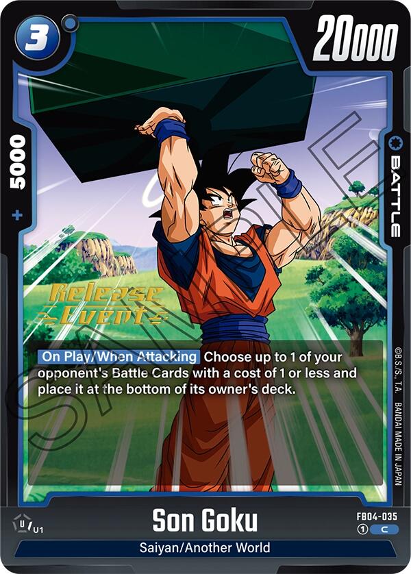 Son Goku (FB04-035) [Ultra Limit Release Event Cards] | Total Play