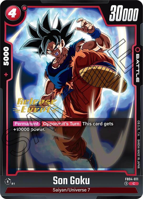 Son Goku (FB04-011) [Ultra Limit Release Event Cards] | Total Play