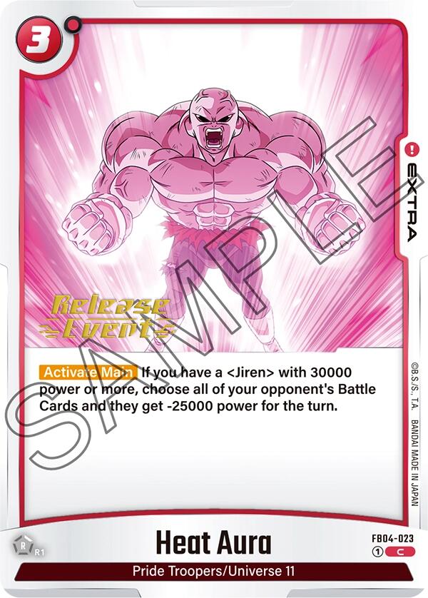 Heat Aura [Ultra Limit Release Event Cards] | Total Play