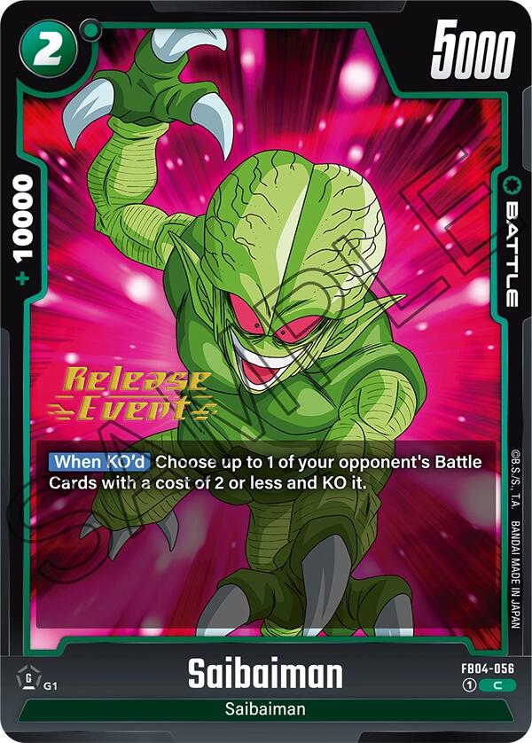 Saibaman [Ultra Limit Release Event Cards] | Total Play