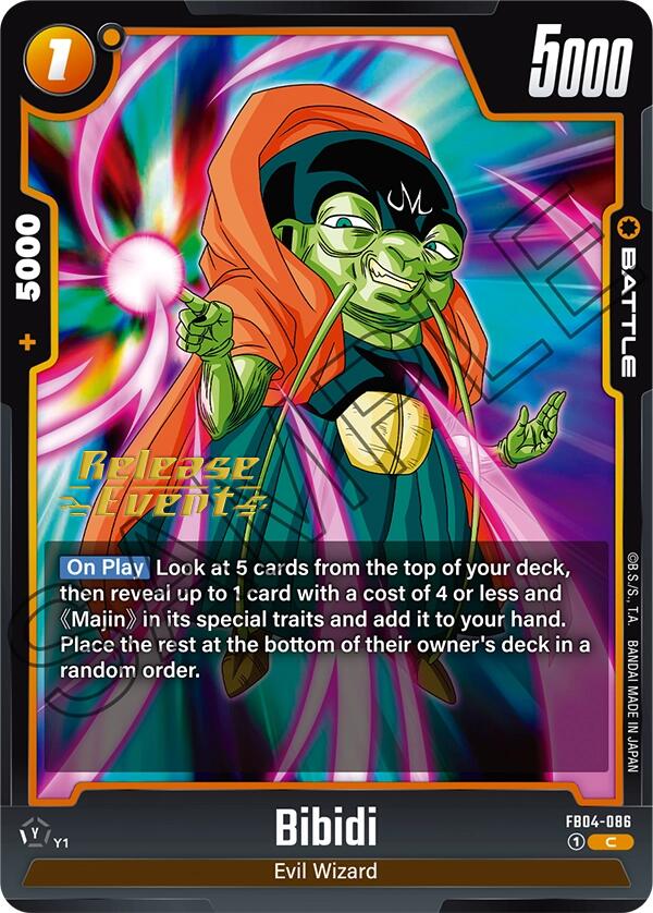 Bibidi [Ultra Limit Release Event Cards] | Total Play