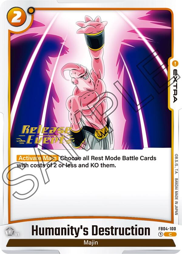 Humanity's Destruction [Ultra Limit Release Event Cards] | Total Play
